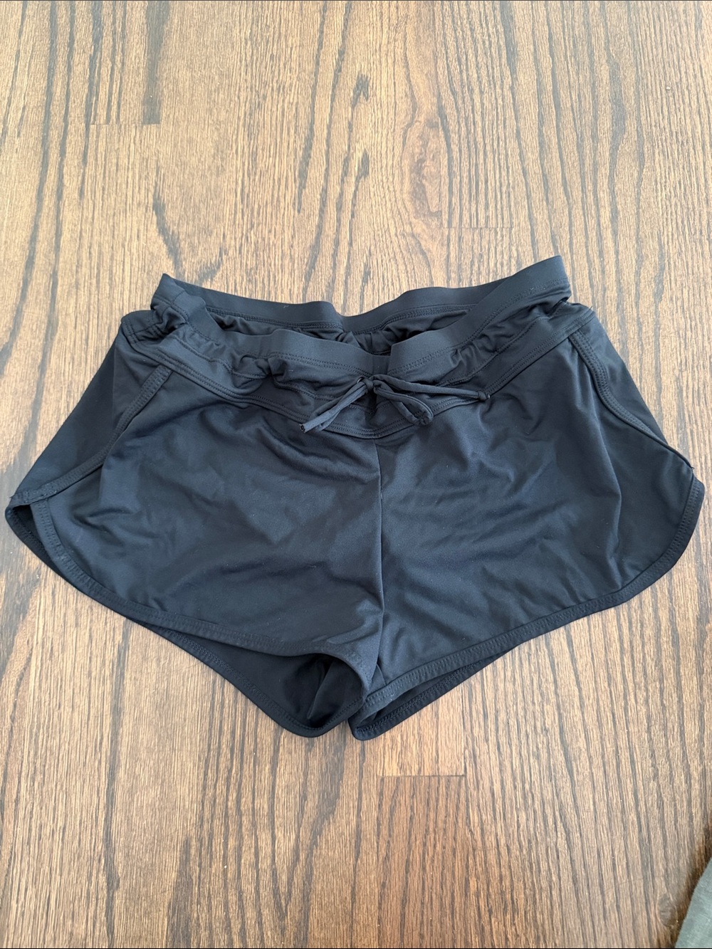 Women’s Black Athleta Drawstring swim Shorts